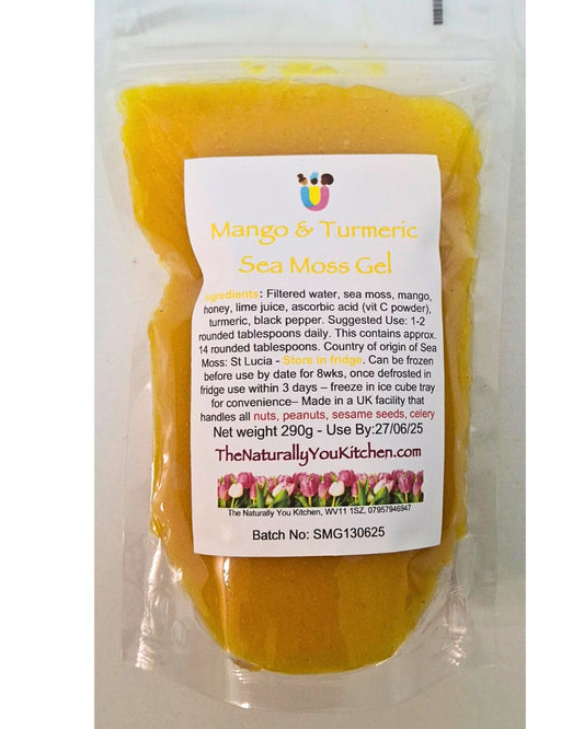 NEW!!! Mango & Turmeric Sea Moss Gel 290g For Delivery