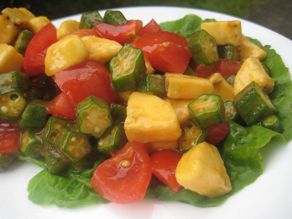 Raw Vegan Plantain And Okra Stew Recipe