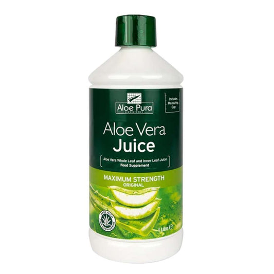 Aloe Pura Bio-Active Aloe Vera Juice Max Maximum Strength 1 Litre