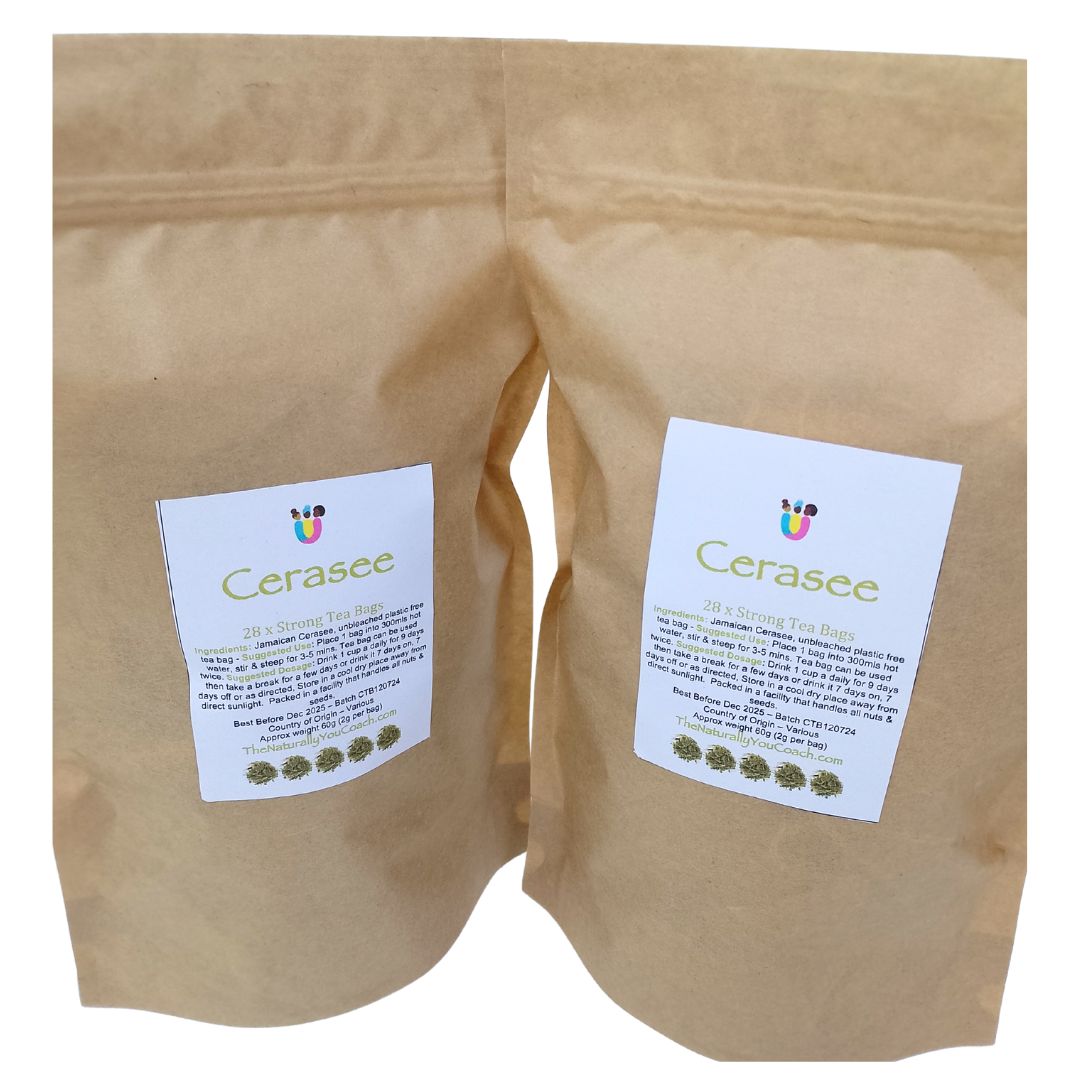 Crease Tea Cerasee Herbal Tea - 28 x Strong Plastic Free Tea Bags – The Naturally ...