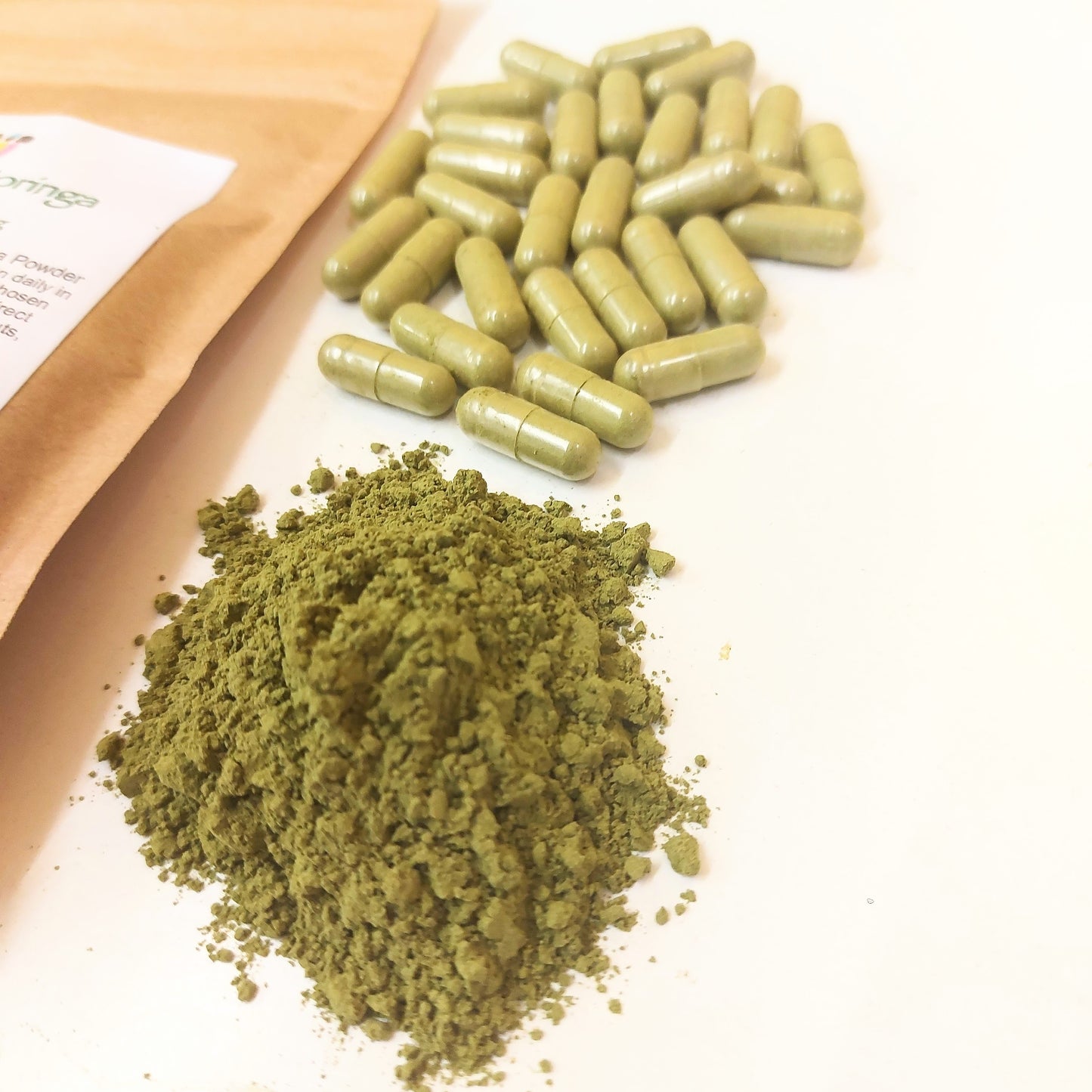 Organic Moringa Powder & Capsules