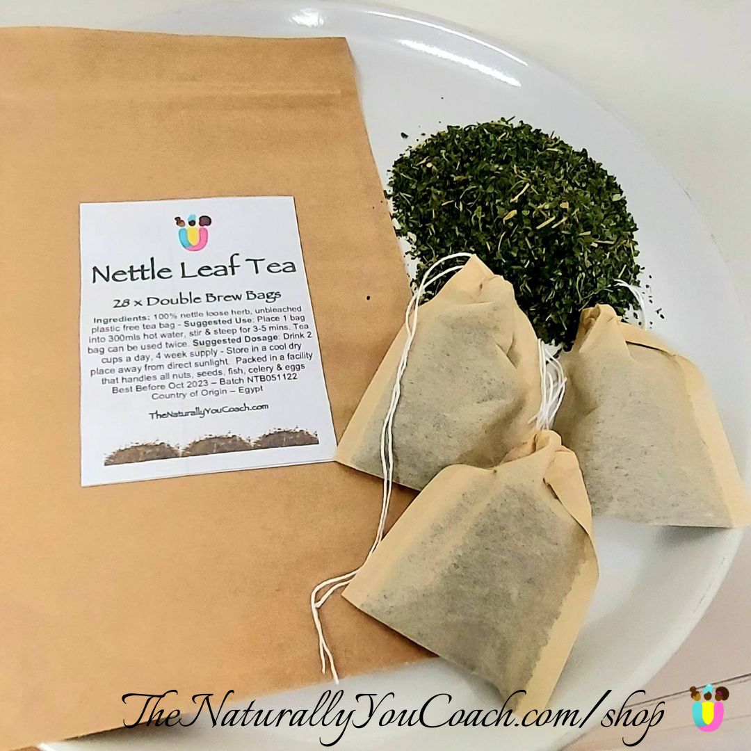Nettle Teabags – 28 Double Brew Unbleached Plastic Free Tea Bags